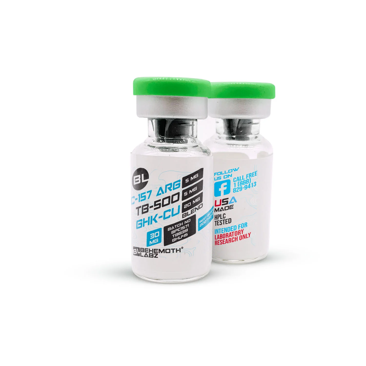 BPC-157 Arg + Thymosin Beta-4 + GHK-Cu Blend BPC-157 Arg + Thymosin Beta-4 + GHK-Cu Blend